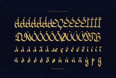 Arabian Mandala | Blackletter Arabic Font Product Image 11