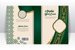 Arabic book layout cover background template concept Product Image 1