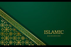 Arabic islamic luxury ornamental background with golden arab Product Image 2