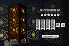 Arabic Lantern SVG | Laser Cut Digital Template Product Image 3