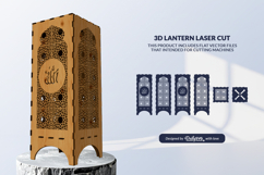 Arabic Lantern SVG | Laser Cut Digital Template Product Image 2