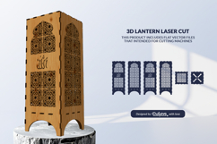 Arabic Lantern SVG | Laser Cut Digital Template Product Image 2