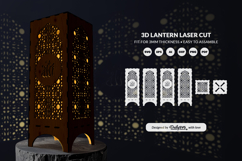Arabic Lantern SVG | Laser Cut Digital Template Product Image 3