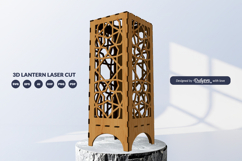 Arabic Lantern SVG | Laser Cut Digital Template Product Image 3