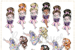 Book Lover Hand Drawn Clipart Product Image 2