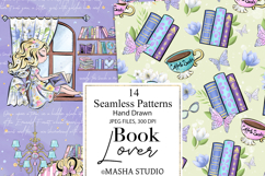 Book Lover Seamless Digital Papers Product Image 2