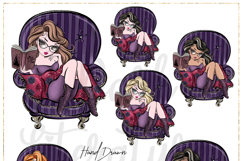 Dark Academia Hand Drawn Clipart Product Image 3