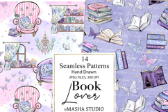 Book Lover Seamless Digital Papers Product Image 4