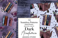 Dark Academia Seamless Digital Papers Product Image 4