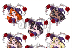Boujee Witch Hand Drawn Clipart Product Image 4