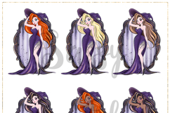 Boujee Witch Hand Drawn Clipart Product Image 5