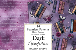 Dark Academia Seamless Digital Papers Product Image 5