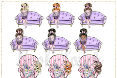 Book Lover Hand Drawn Clipart Product Image 6