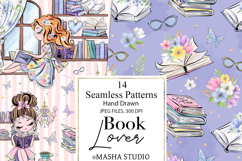 Book Lover Seamless Digital Papers Product Image 7