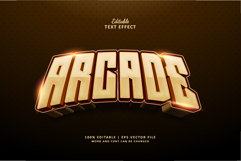 Arcade Editable Text Effect Style Esport 3d Product Image 1