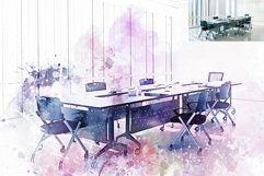 Architecture Watercolor Drawing Product Image 7