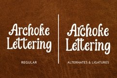 Web Font Archoke - Handrawn Vintage Font Product Image 5