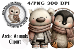 Arctic Animals Clipart Product Image 1