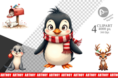 Arctic Antics Animals Clipart Product Image 1
