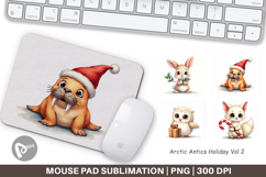 Arctic Antics Animals Mouse Pad Product Image 1