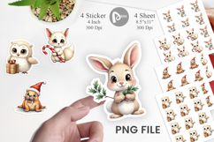 Arctic Antics Animals Sticker Product Image 1