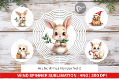 Arctic Antics Animals Wind Spinner Product Image 1