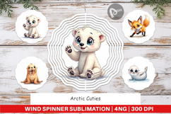 Arctic Cuties Wind Spinner Product Image 1