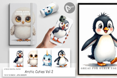 Arctic Cuties Digital Paper Product Image 1