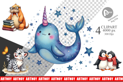 Arctic Cuties Whimsical Clipart Product Image 1