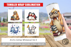Arctic Cuties Whimsical Tumbler Product Image 1
