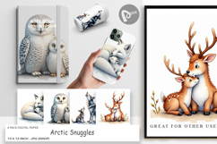 Arctic Snuggles Winter Animal Paper Product Image 1