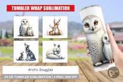Arctic Snuggles Winter Animal Tumbler Product Image 1