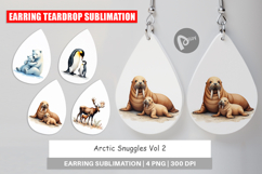 Arctic Snuggles Winter Animal Earring Product Image 1