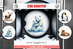 Arctic Snuggles Animal Car Coaster Product Image 1