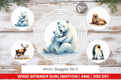 Arctic Snuggles Animal Wind Spinner Product Image 1