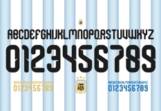 Argentina World Cup 2026 Font Jersey Font Product Image 3