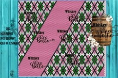 Argyle Split SS16 30oz Rhinestone Pattern Product Image 1