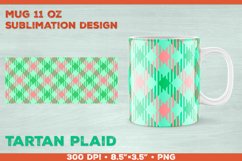Argyle Tartan Plaid Mug Sublimation Designs. Mug Wrap PNG Product Image 1