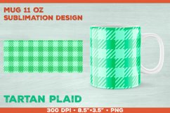 Argyle Tartan Plaid Mug Sublimation Designs. Mug Wrap PNG Product Image 1
