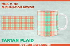 Argyle Tartan Plaid Mug Sublimation Designs. Mug Wrap PNG Product Image 1