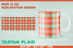 Argyle Tartan Plaid Mug Sublimation Designs. Mug Wrap PNG Product Image 1