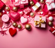 Pink Hearts | valentine Skinny tumbler sublimation design P2 Product Image 2