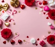 Pink Hearts | valentine Skinny tumbler sublimation design P2 Product Image 3