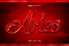 Aries 3D editable text effect Product Image 1