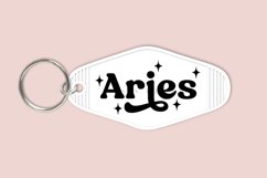 aries keychain svg cutting files or sublimation files for keychain