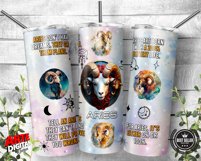 12 Zodiac Sign Affirmation |20oz Skinny Tumbler Sublimation Product Image 6