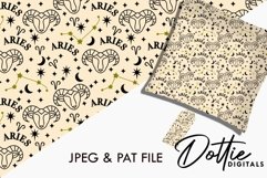Aries Repeat Seamless Pattern - Digital Paper, JPG, PAT File Product Image 2