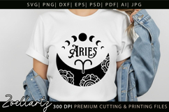 Aries Zodiac Sign SVG Cut File for T-shirt Mug Pillow Signs Product Image 6