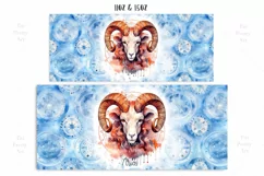 Zodiac Mug Wrap Sublimation Designs, Aries Mug, Aries Png