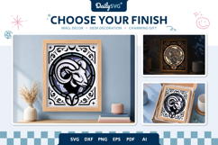 Aries Zodiac Shadow Box Product Image 2